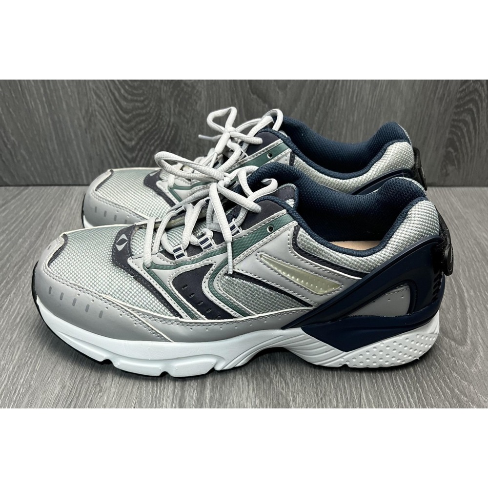 Apex X532 Vtg Style Mens Shoes 8.5 X-Wide Gray Navy Slip Resistant Walking - Picture 3 of 9
